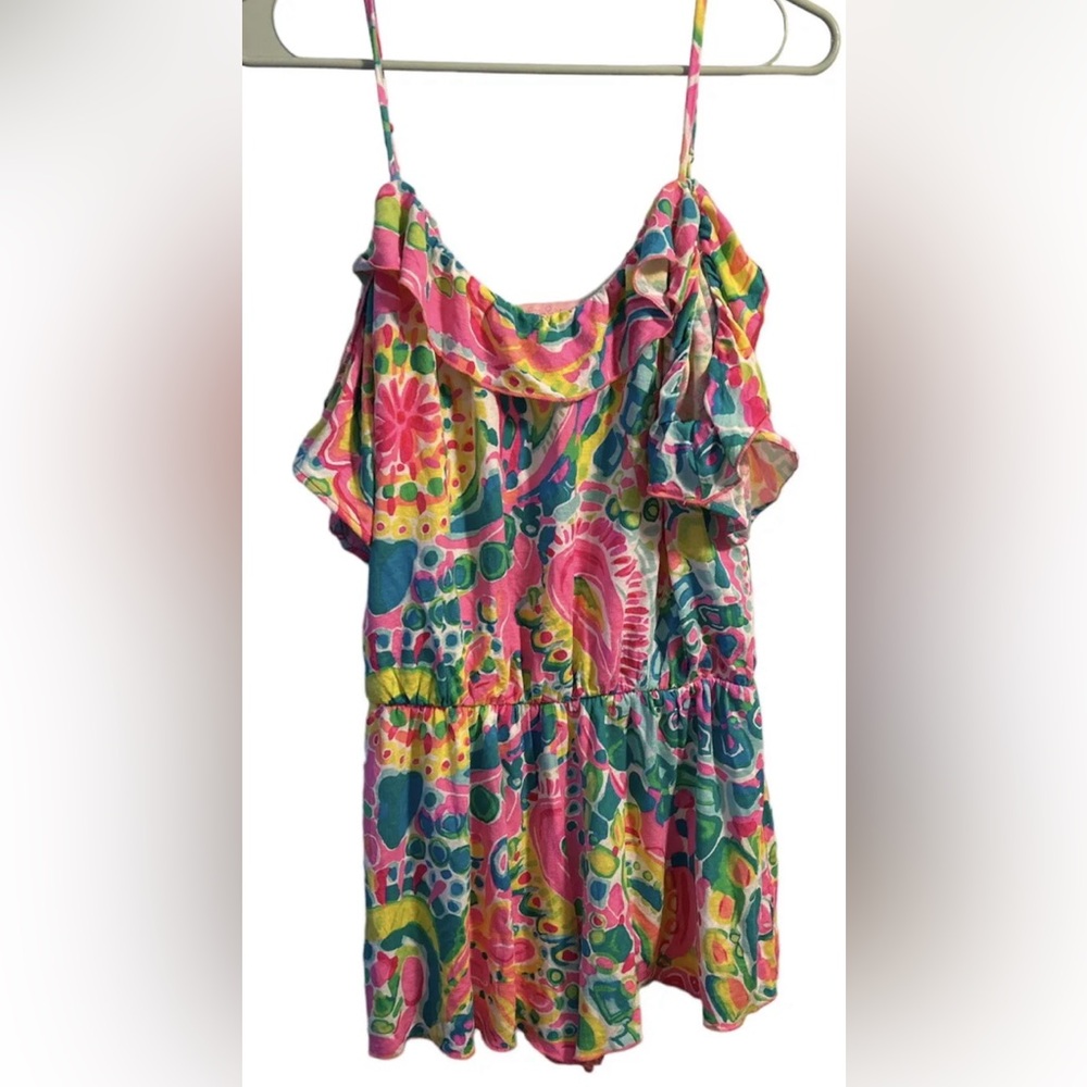 Lilly Pulitzer Fenella Romper Come out of Your Shell Size Small